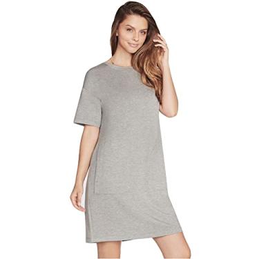 Imagem de Skechers Vestido feminino casual Skechluxe Mindful, Cinza mesclado, M