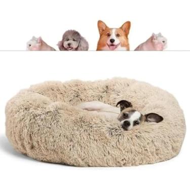 Imagem de CAMINHA DONUT NUVEM PET PELUCIA M REDONDA CAMA PELUCIADA NINHO CASINHA CASA COLCHONETE Cachorros E Gatos NUVEM FUNDO ANTIDERRAPANTE IMPERMEAVEL QUALIDADE PREMIUM 50CM (MARROM)