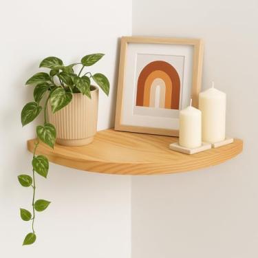 Imagem de Prateleira de Canto Madeira Pinus 25x25cm(1)