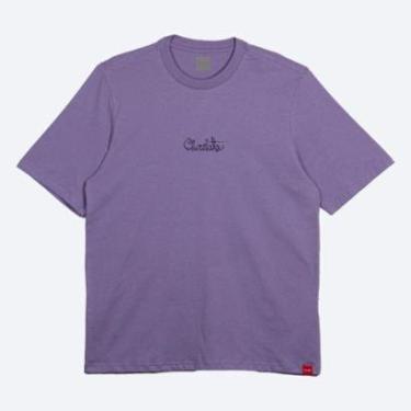 Imagem de CAMISETA CHOCOLATE SKATEBOARD SCRIPT TEE LILAS-Unissex