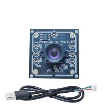 Imagem de Módulo de câmera pequeno, placa de módulo de câmera de 1 megapixel sensor OV9732, interface USB, placa de webcam 1280 x 720p, lente grande angular, acessórios de computador