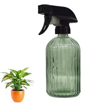 Imagem de YYTSGG Frasco de spray portátil de vidro, frasco de spray de água recarregável de 382 g, bico ajustável reutilizável, borrifador de plantas interno, spray de plantas para cabelo, limpeza, jardinagem