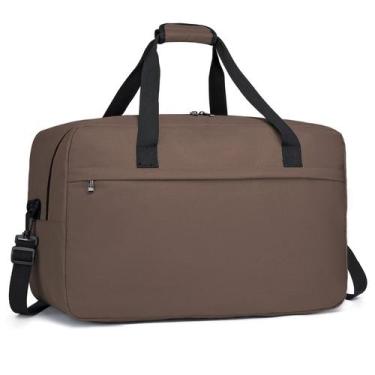 Imagem de Bolsa de viaje Kono 48L grande para equipaje de mano marrón 55x35x25 c