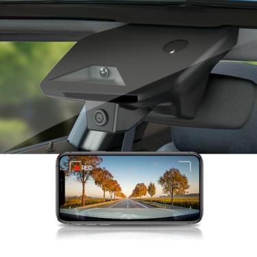 Imagem de Fitcamx 4K Dash Cam Adequada para Jeep Grand Cherokee L 2023-2025 4XE (HD2-0513), OEM Fábrica Estilo, 2160P UHD Vídeo, WiFi & APP, Loop Gravação, G-Sensor, Fácil de Usar, Plug & Play, 64GB Cartão