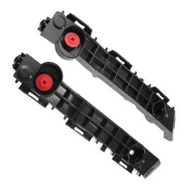Imagem de Boxonly Par de suporte de para-choque dianteiro para Toyota Tacoma 2016-2021, suporte de para-lama esquerdo e direito, plástico preto durável, substituição de ajuste direto OE 5211604070 5211504070
