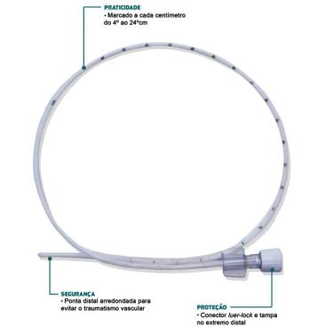 Imagem de Cateter Umbilical 2.5FR x 30,5cm Poliure