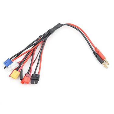 Imagem de Cryfokt Prático Cabo Multi Carregador de Bateria Lipo 8 Em 1, Design Perfeito para Modelos de Aeronaves, Carros Com Plugues T- XT60 Futaba JST Tamiya