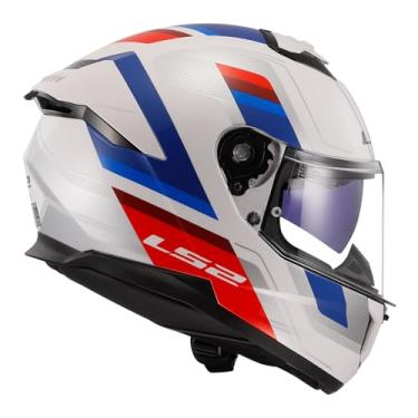 Imagem de Capacete Ls2 Stream II FF808 Vintage Branco/Azul/Vermelho - 60/L