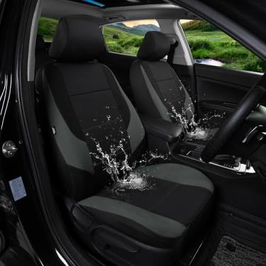 Imagem de GIANT PANDA Conjunto completo de capas de assento de carro de neoprene para Toyota Rav4 Camry Corolla Prius, à prova de vazamento e à prova d'água protetor de assento de carro dianteiro e traseiro