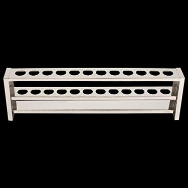 Imagem de Zerodis Coleção de Artesanato Material Escolar de Escritório Material Escolar Rack Químico Design Inovador para Laboratório e Uso Doméstico Suporte para Tubo de Ensaio de Aço Inoxidável Com 12 Furos