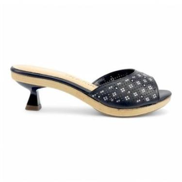 Imagem de Tamanco Tchocco Salto Baixo Detalhes Vazados-Feminino