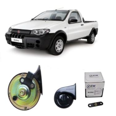 Imagem de BUZINA AUTOMOTIVA CARACOL COM PLUG (2 PINOS) PARA STRADA 2004 >2008 - TIGER AUTO