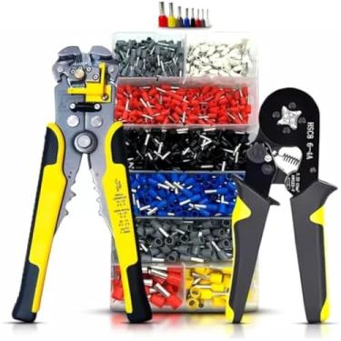 Imagem de Alicates multifuncionais, corte preciso, duravel, cabo ergonomico, aperto firme,kit, excelente qualidade, portatil, facil, azul.