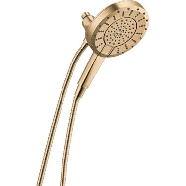 Imagem de Delta Chuveiro duplo In2ition 2 em 1 com spray portátil ProClean de alta pressão, chuveiro removível dourado escovado com mangueira, taxa de fluxo de 1,75 GPM, bronze champanhe 58596-CZ-PK