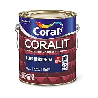 Imagem de Tinta Esmalte Sintético Ultra Resistência Brilhante P/Madeiras e Metais 3,6 Litros (Marfim)