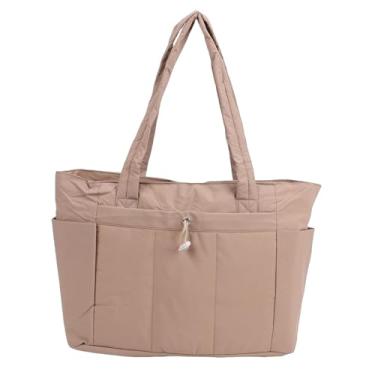 Imagem de Asixxsix Bolsa Tote para Mulheres, Bolsa para Laptop de Grande Capacidade de 20L Com Vários Bolsos, Compartimento, Sacola Leve e Fofa para Academia de Viagens No Escritório