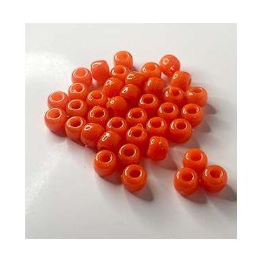 Imagem de Miçangas Tererê Laranja 10mm - 200 peças - 100g - La Mode Arte e Criaç