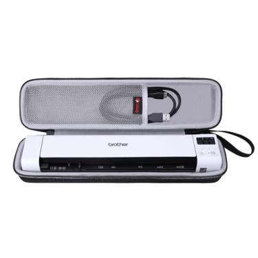 Imagem de XANAD Capa rígida para Brother DS-640 / DS-940DW/DS-740D / DS-720D/Doxie Go SE Duplex Mobile Document Scanner (cinza claro)