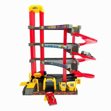 Imagem de Posto Infantil Com Carrinhos E Rampa De Acesso Divertido Top - JOKA CO