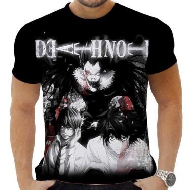 Imagem de Camiseta Camisa Personalizada Anime Death Note Ryuk Yagami L 06 - Zahi