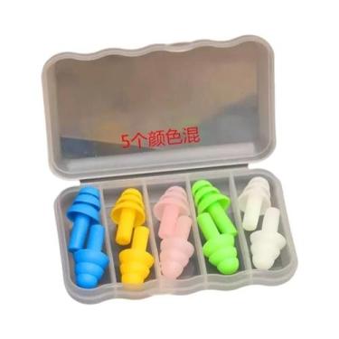 Imagem de Protetores De Ouvido De Silicone Macio, À Prova D'água, Anti-ruído, Pa