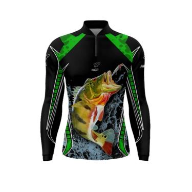 Imagem de Camisa Pesca Manga Longa Masculina Proteção Uv Térmica-Masculino