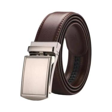 Imagem de Cinto Masculino plus Size 170-130cm Automático Com Fivela De Catraca, 