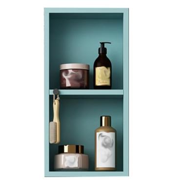 Imagem de Armário de nicho de aço inoxidável sem necessidade de azulejo prateleira de chuveiro embutida Nicho divisória armário de parede acabamento de armário de TV disponível em uma variedade de cores (cor