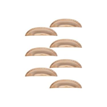 Imagem de Puxador Concha Puxador Armario Gaveta Colonial Moveis Retro (7, Rose Gold)