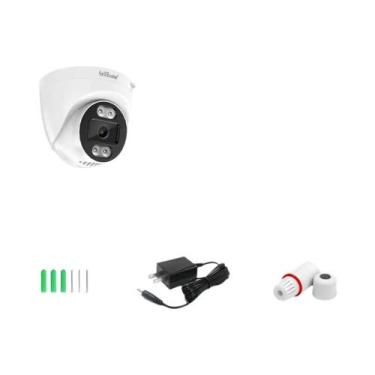 Imagem de Câmera IP Dome 4MP Srihome H.265 Wifi CCTV Com Áudio Bidirecional, Ala