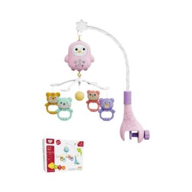 Imagem de Móbile Para Berço De Bebê Recém-Nascido Com Projetor, Luz Noturna, Con