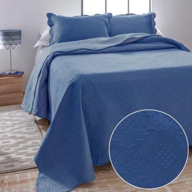 Imagem de Kit Colcha Super King Ultrasonic Dyuri Jolitex Cobre Leito Dupla Face 