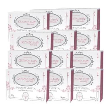 Imagem de Kit C/12 Sabonete vegetal Giovanna Baby Blanc Vanilla 90g
