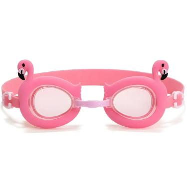 Imagem de Óculos Natação Infantil Nash Antifog Piscina Praia Rosa Flamingo