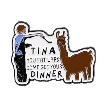 Imagem de Broche De Esmalte Gato Cartoon, Emblemas De Lapela De Metal De Animais
