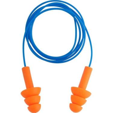 Imagem de Protetor Auditivo Tipo Plug, de Silicone, com Cordão em Pvc, Vonder