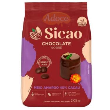 Imagem de Chocolate nobre sicao gotas 2,05kg, MEIO AMARGO