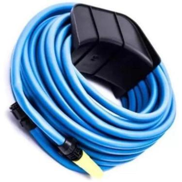 Imagem de Suporte Organizador Para Enrolar Mangueira Preto 20X12Cm