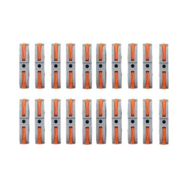 Imagem de Conectores De Fio Tipo Alavanca Em Pacote a Granel, Terminais Elétrico