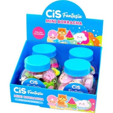 Imagem de Borracha Decorada Cis Fantasia Mini Sortidas - Sertic