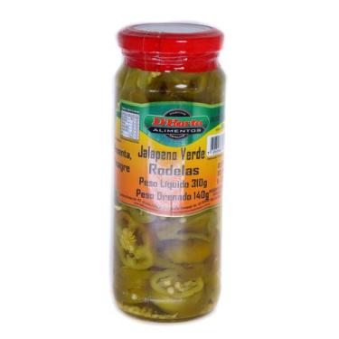 Imagem de Pimenta Jalapeno Verde Em Rodelas D'horta 350gr Top De Linha