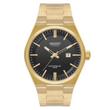 Imagem de Relógio Orient Masculino Dourado Solartech Mgss1286 P1kx