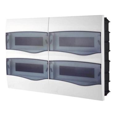 Imagem de Quadro de Distribuição de Embutir 48 DIN ou 32 NEMA Tramontina com Por