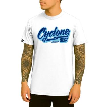 Imagem de (LANÇAMENTO) Camisa Cyclone Light Assinatura Vintage, Branco, M