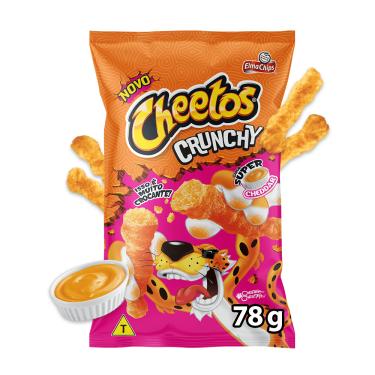 Imagem de Salgadinho de Milho Cheetos Crunchy Super Cheddar Elma Chips 78g Assado