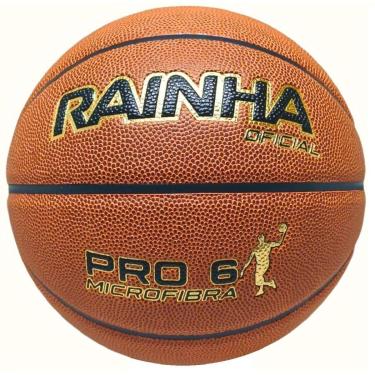 Imagem de Bola de Basquete Rainha Oficial Pro 6 Microfibra Indoor Tamanho Feminino-Unissex