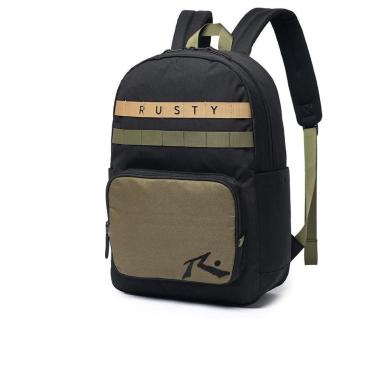 Imagem de Mochila Masculina Rusty Impermeável Notebook Reforçada Faculdade Original 15 litros-Unissex