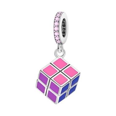 Imagem de Pingentes De Urso Fofo Banhados a Prata Para Pulseiras De Amizade Femi