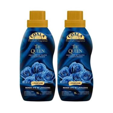 Imagem de Kit 2 Amaciantes Concentrados Coala The Queen 1L Maciez Intensa e Perf