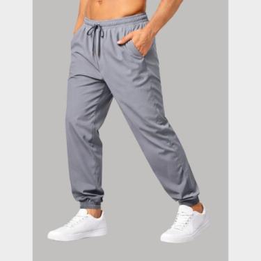 Imagem de Calça Masculina Tactel Esportiva com Bolsos  Leve, Confortável - PACO 